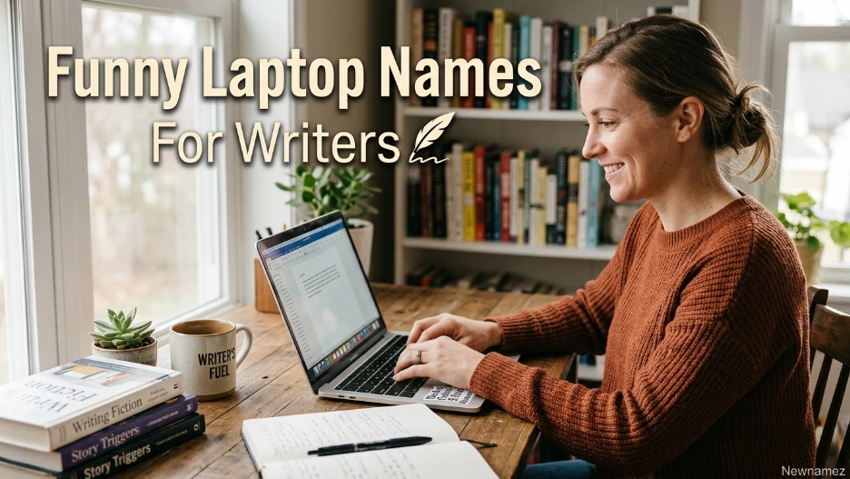Funny Laptop Names for Writers