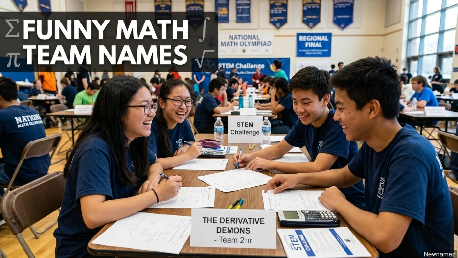 Funny Math Team Names
