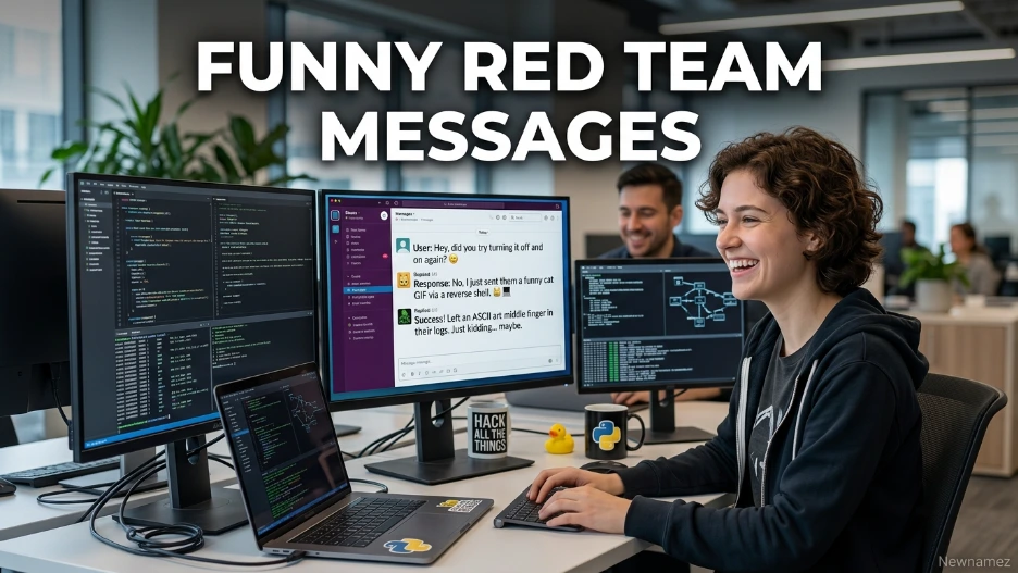 Funny Red Team Messages