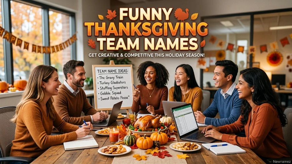 Funny Thanksgiving Team Names