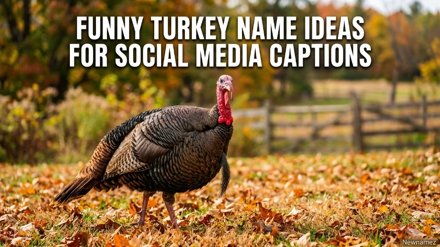 Funny Turkey Name Ideas for Social Media Captions