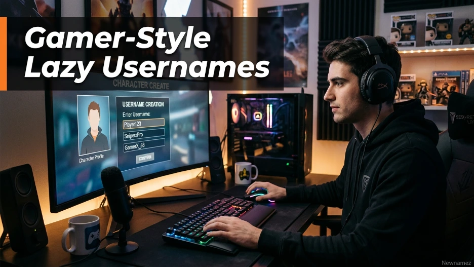 Gamer-Style Lazy Usernames