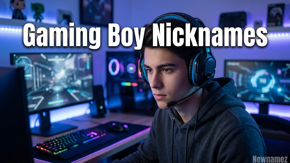 Gaming Boy Nicknames