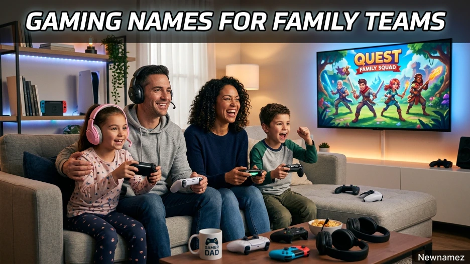 Gaming Names for Family Teams
