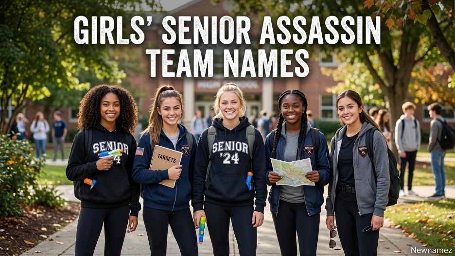 Girls' Senior Assassin Team Names