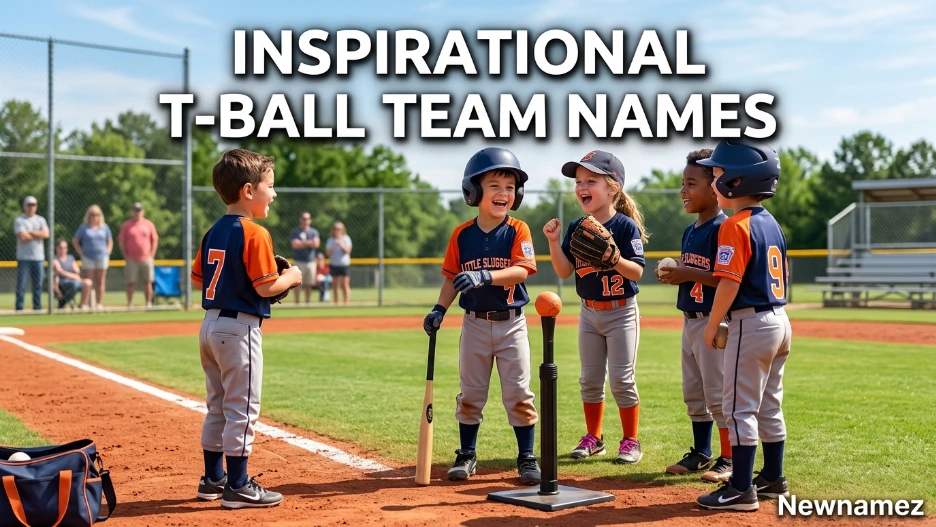 Inspirational T-Ball Team Names