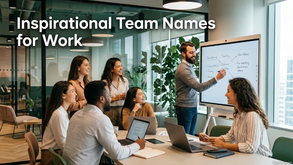 Inspirational Team Names for Work