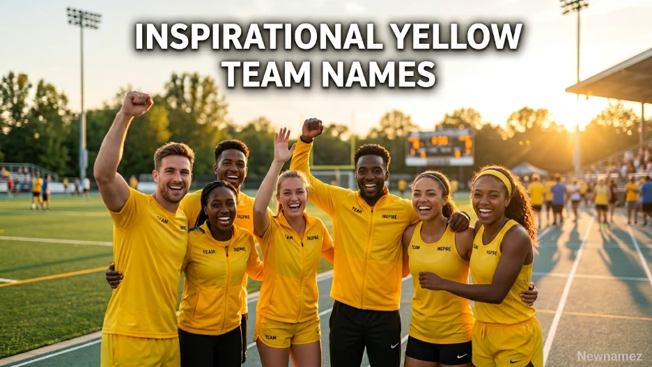 Inspirational Yellow Team Names