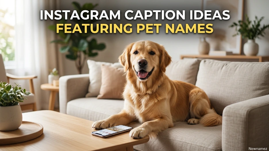 Instagram Caption Ideas Featuring Pet Names