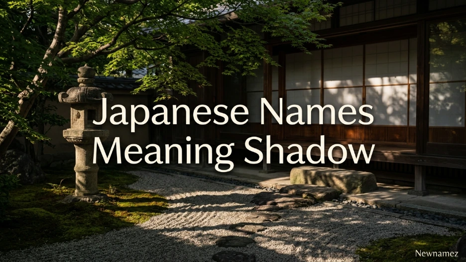 Japanese Names Meaning Shadow