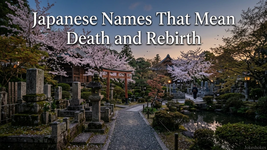 Japanese Names That Mean Death and Rebirth