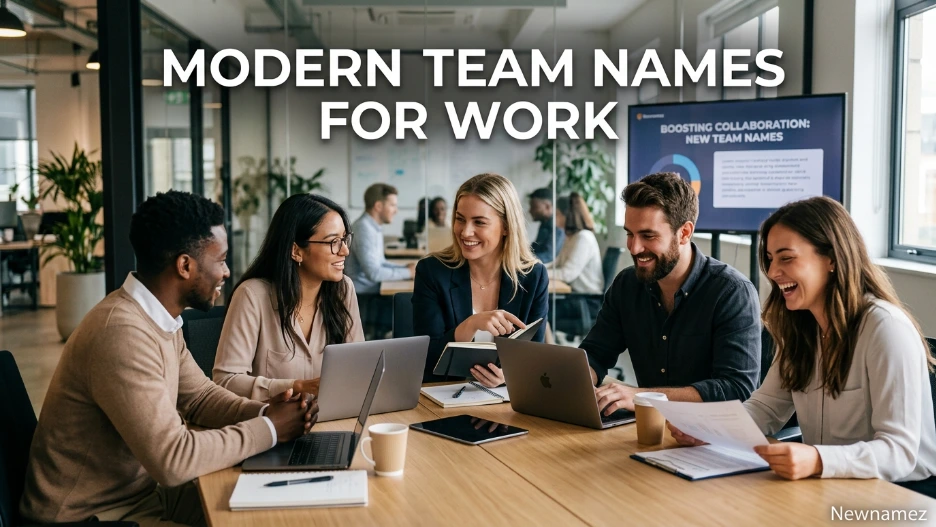 Modern Team Names for Work