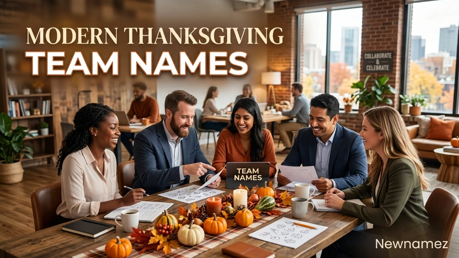 Modern Thanksgiving Team Names