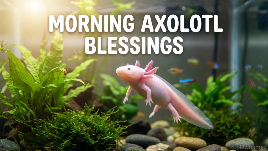 Morning Axolotl Blessings