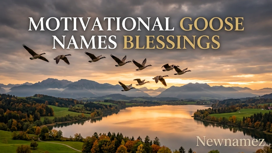 Motivational Goose Names Blessings