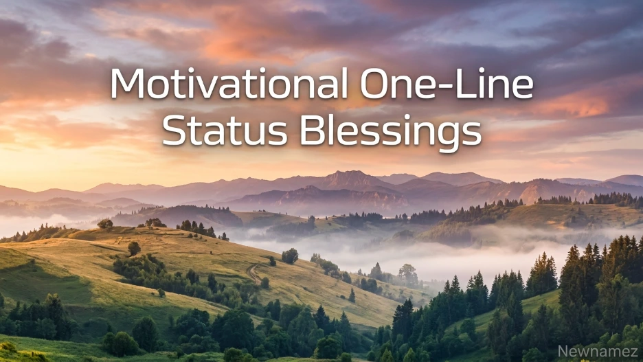 Motivational One-Line Status Blessings