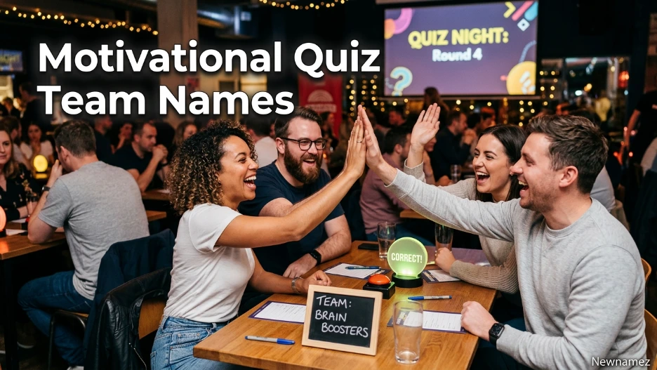 Motivational Quiz Team Names