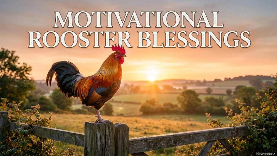 Motivational Rooster Blessings