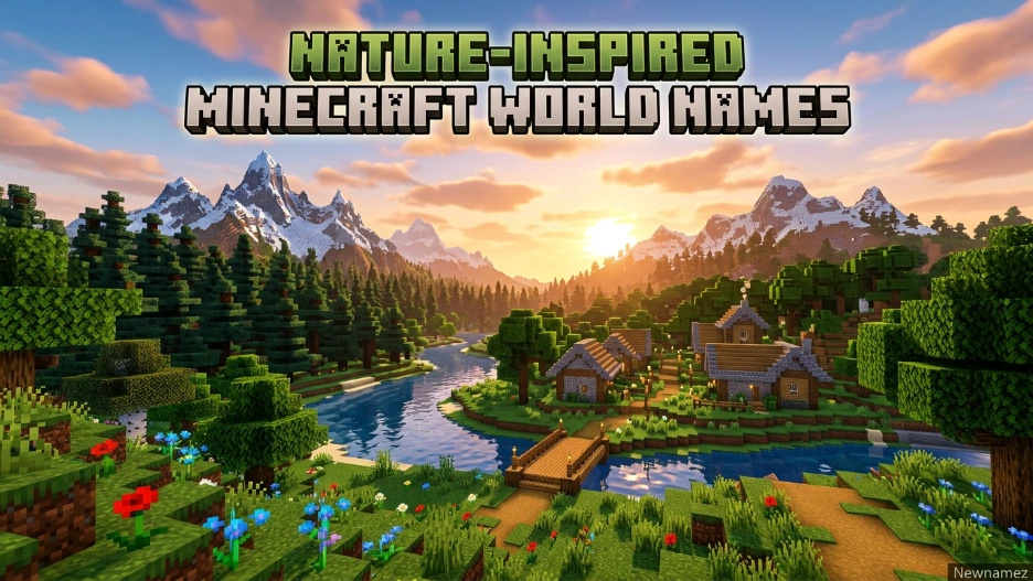 Nature-Inspired Minecraft World Names