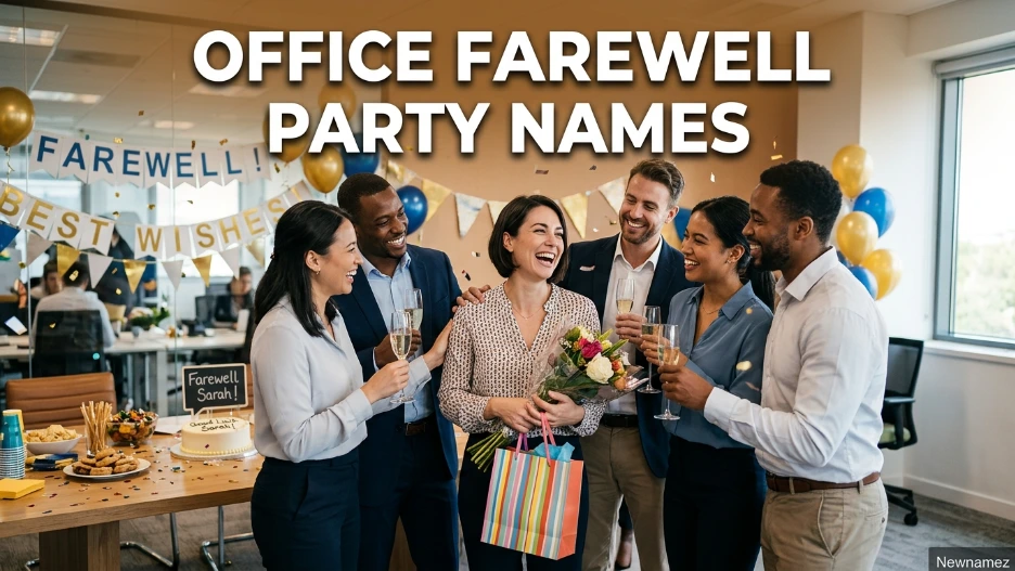 Office Farewell Party Names