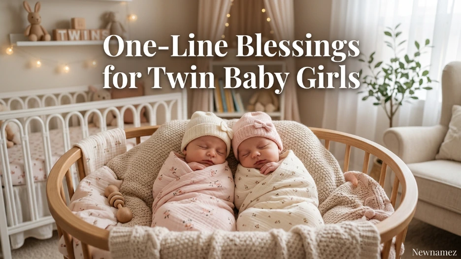 One-Line Blessings for Twin Baby Girls
