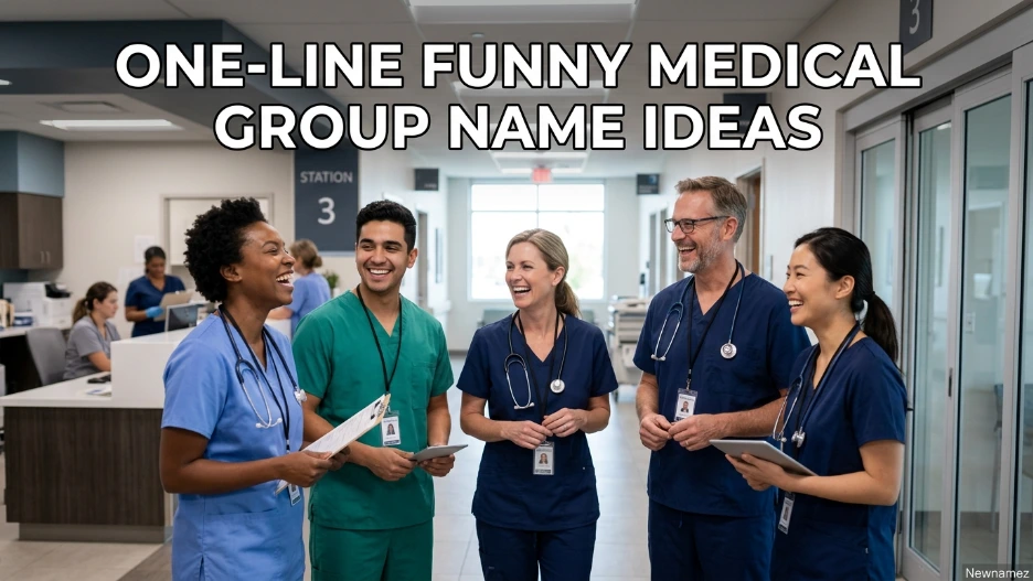 One-Line Funny Medical Group Name Ideas