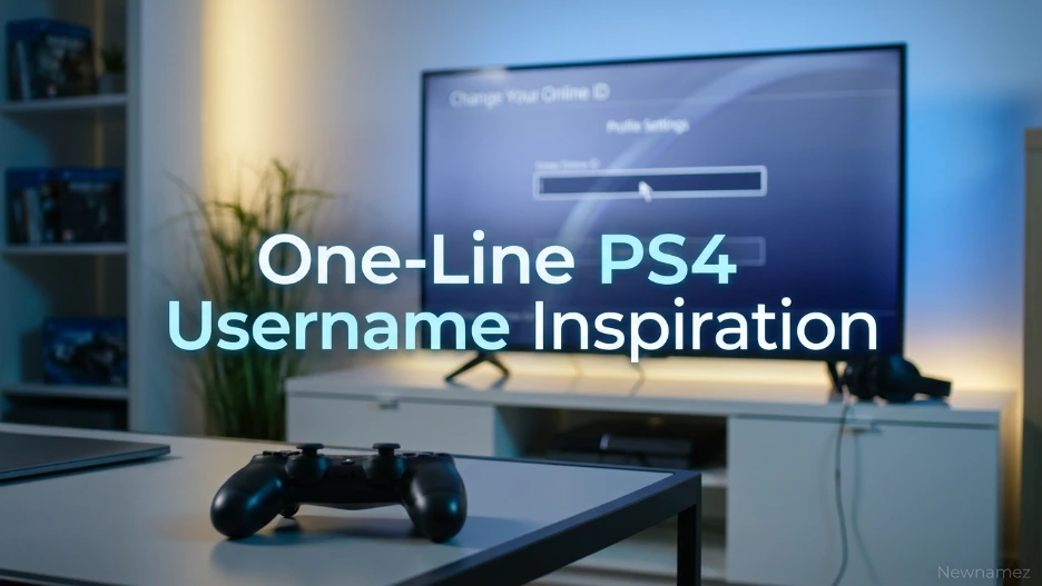 One-Line PS4 Username Inspiration