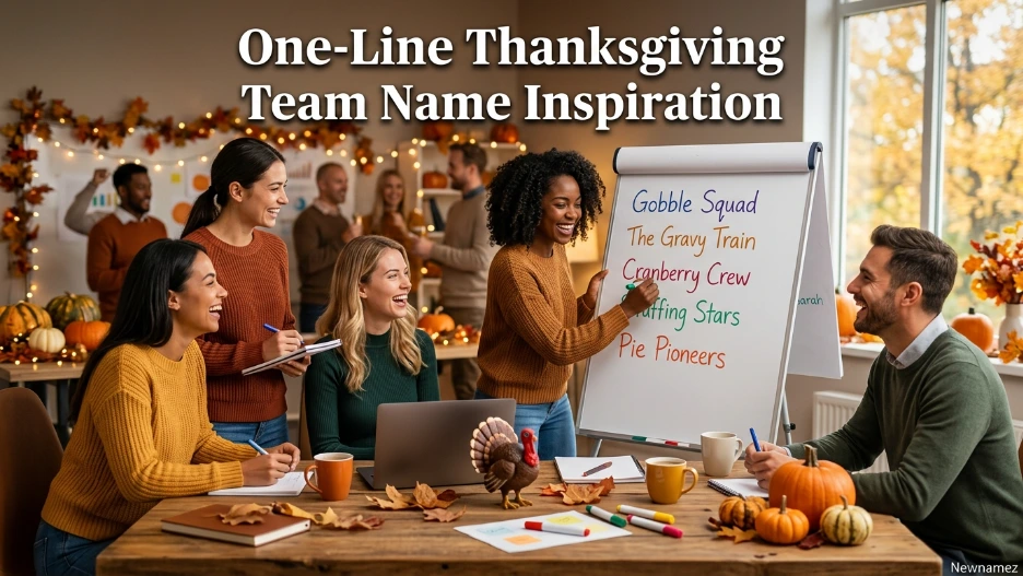 One-Line Thanksgiving Team Name Inspiration