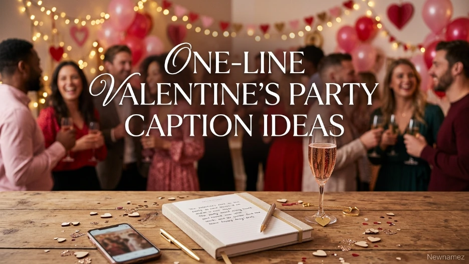 One-Line Valentine's Party Caption Ideas