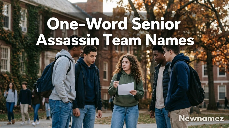 One-Word Senior Assassin Team Names