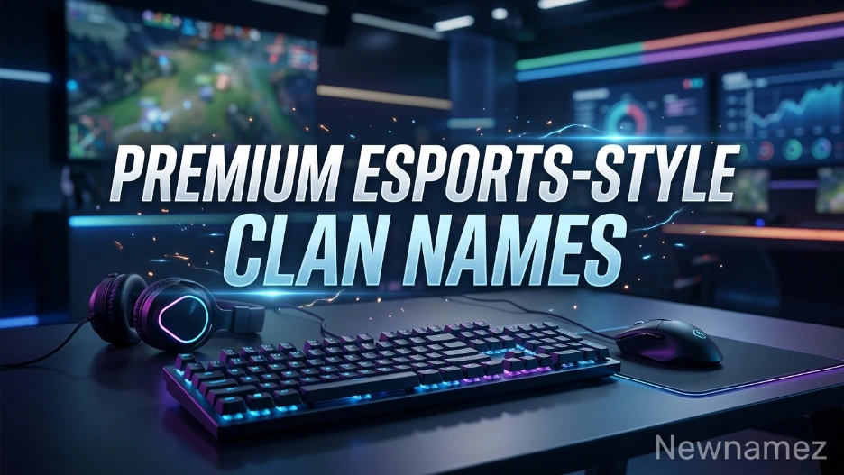Premium Esports-Style Clan Names