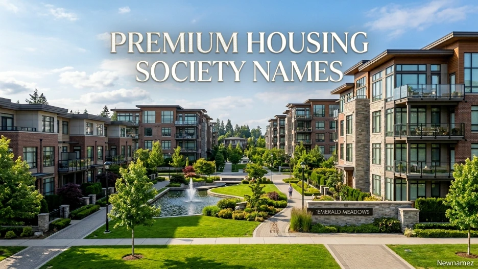 Premium Housing Society Names