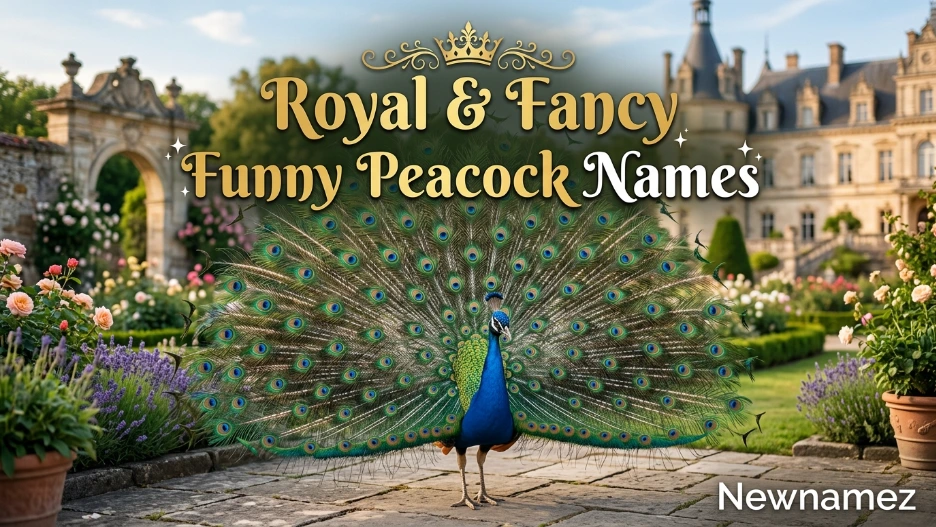 Royal & Fancy Funny Peacock Names