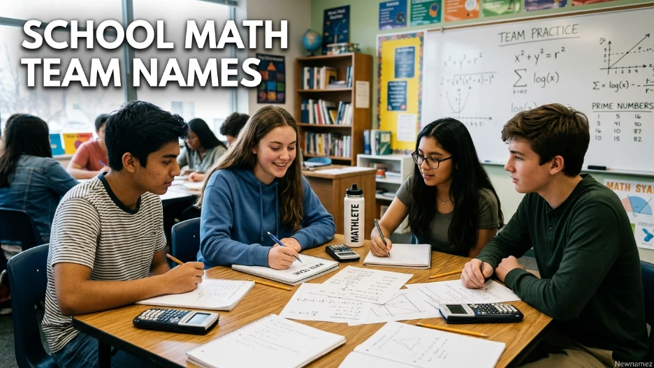 School Math Team Names