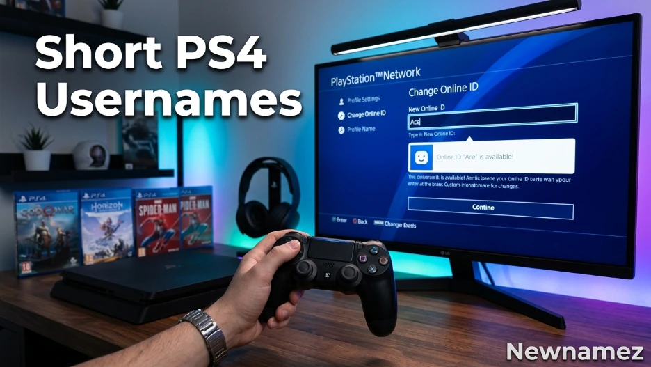 Short PS4 Usernames