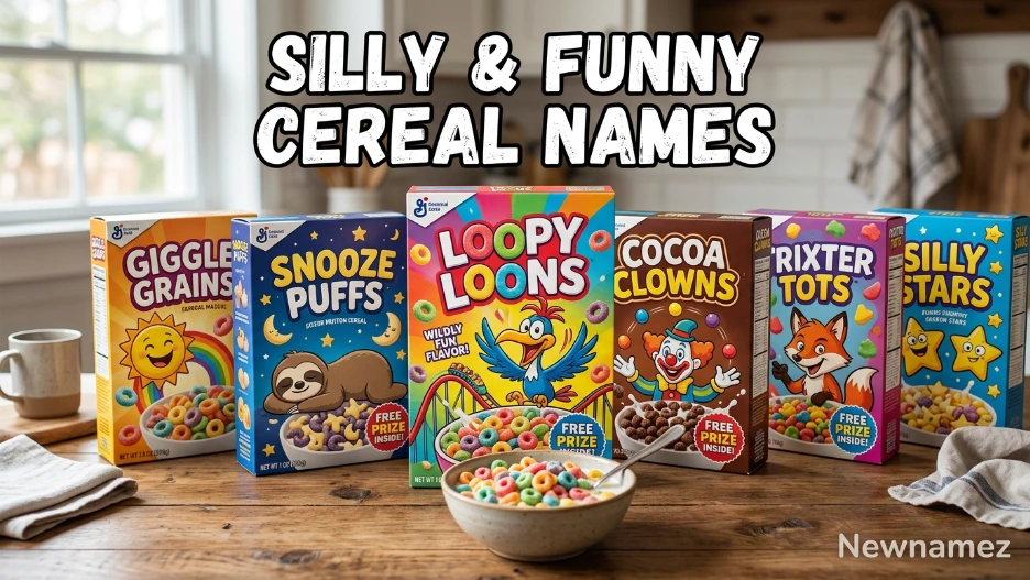 Silly & Funny Cereal Names