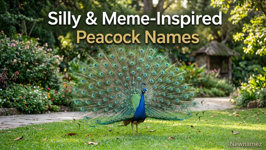 Silly & Meme-Inspired Peacock Names
