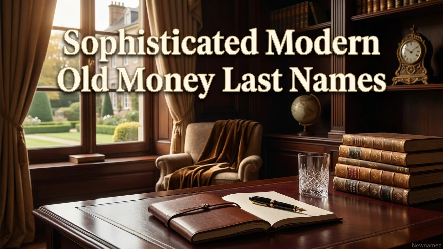 Sophisticated Modern Old Money Last Names