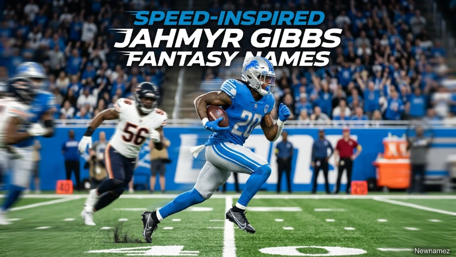Speed-Inspired Jahmyr Gibbs Fantasy Names