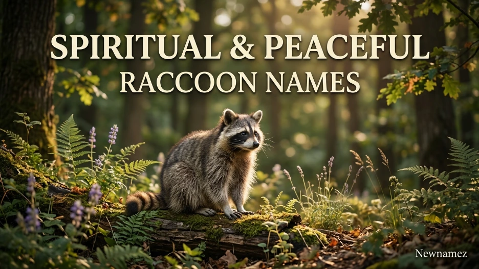 Spiritual & Peaceful Raccoon Names