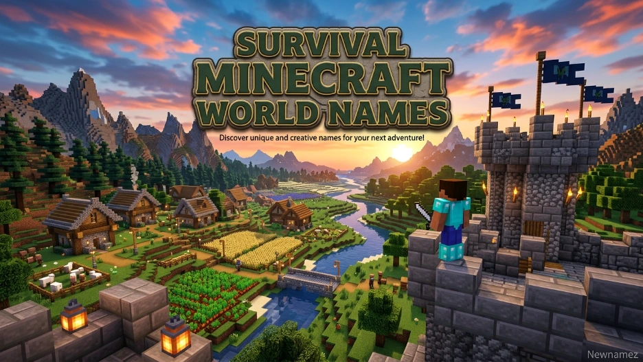Survival Minecraft World Names