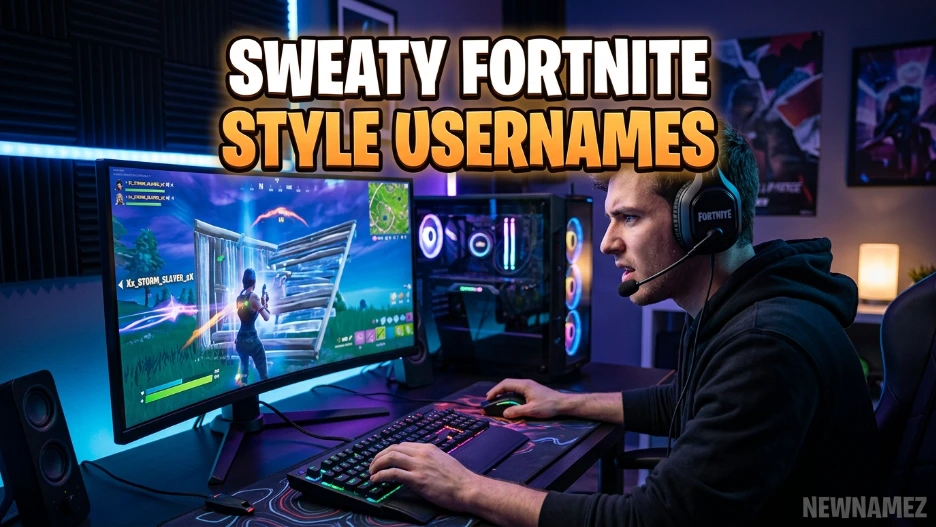 Sweaty Fortnite Style Usernames