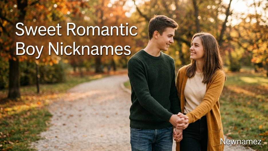 Sweet Romantic Boy Nicknames