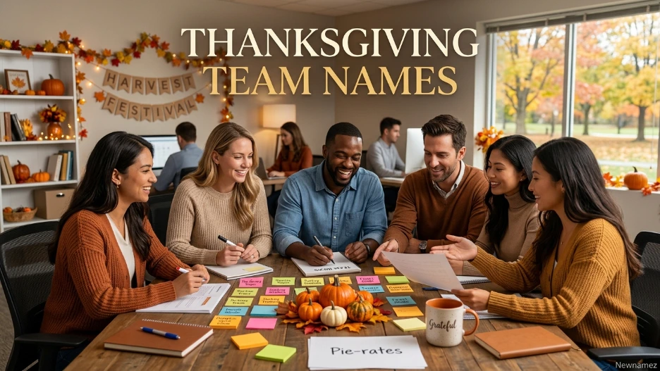 Thanksgiving Team Names