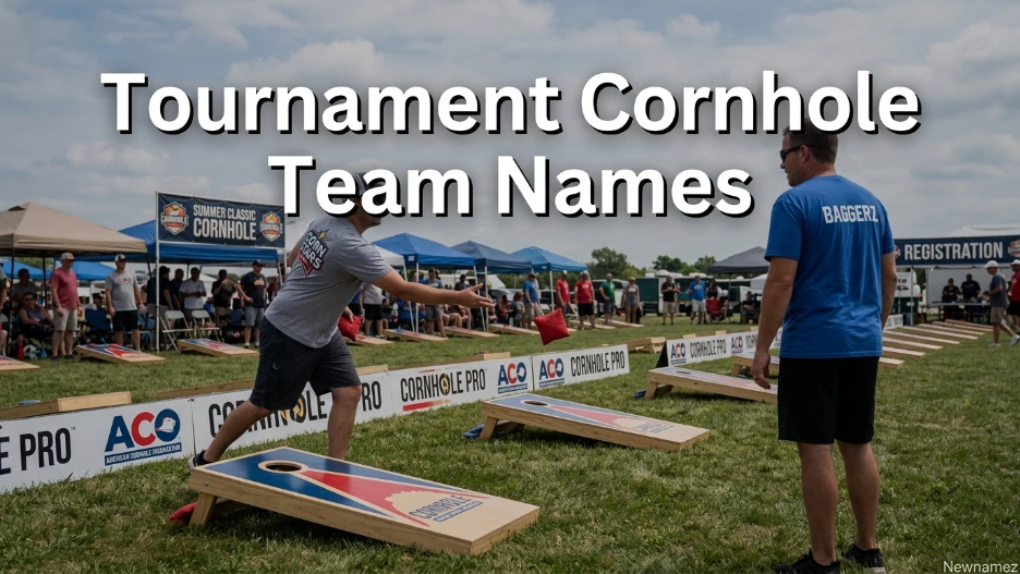 Tournament Cornhole Team Names