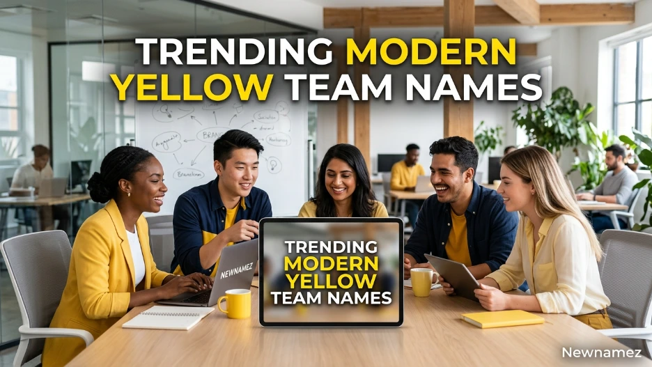 Trending Modern Yellow Team Names