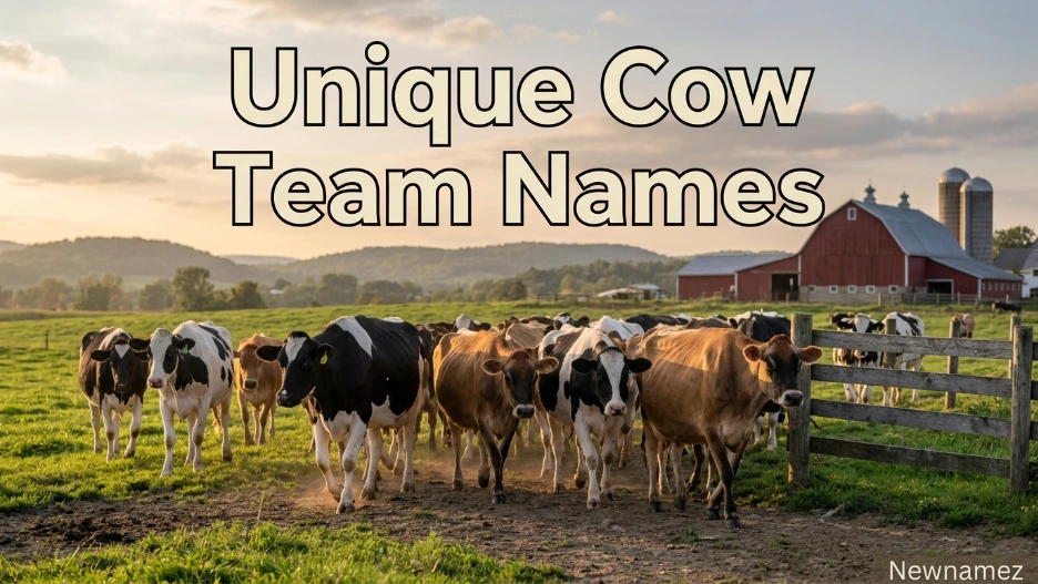 Unique Cow Team Names