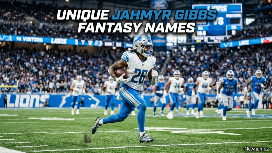 Unique Jahmyr Gibbs Fantasy Names