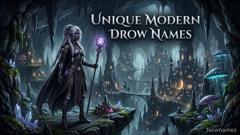Unique Modern Drow Names