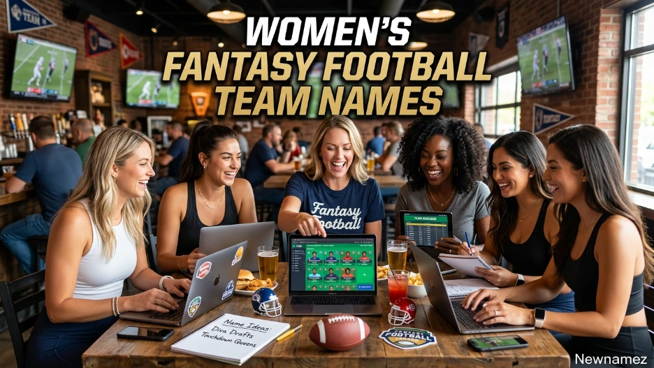 Women's Fantasy Football Team Names